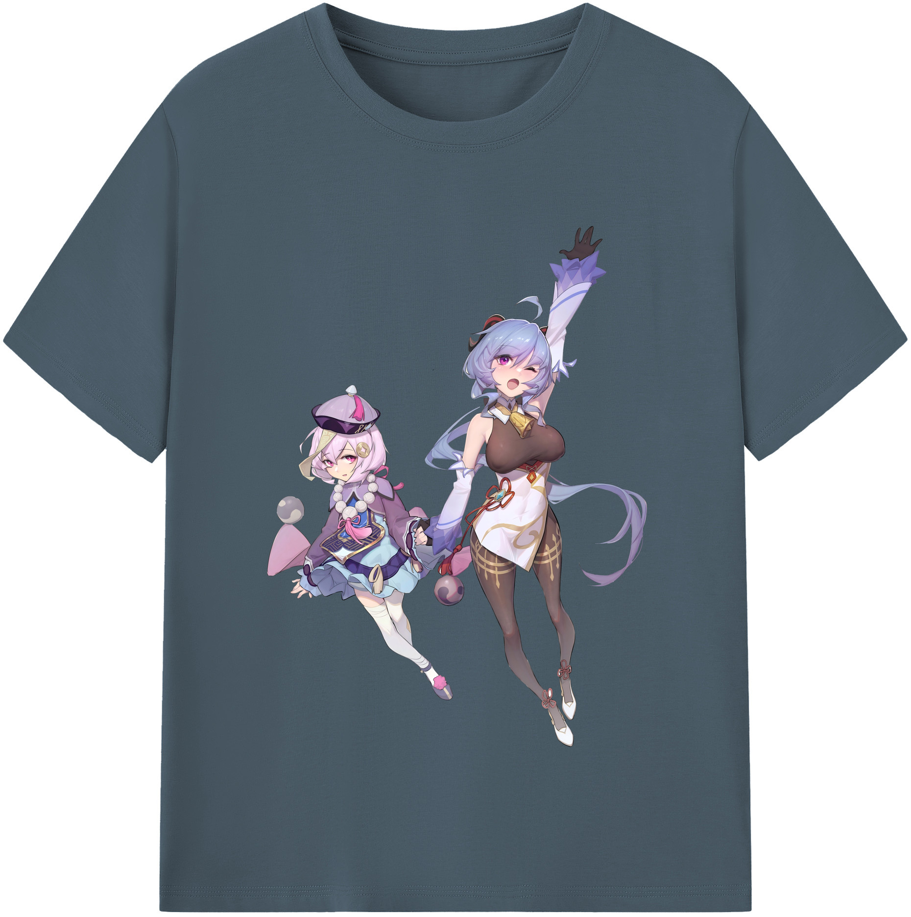 げんし神 七七 なな  genshin Nana 綿100％半袖Tシャツ（フロントプリント）